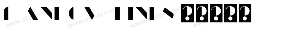 manbow lines字体转换